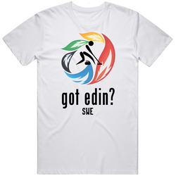 Niklas Edin Swe Sochi Winter Olympic Curling Mens Soft Cotton Tee T Shirt