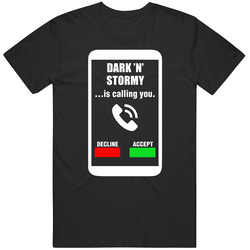Dark 'n' Stormy Cocktail Is Calling You Favorite Cocktail Funny Cell Phone Mens Soft Cotton Tee T Shirt