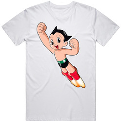 Astroboy 80s 90s Cartoon Mens Soft Cotton Tee T Shirt