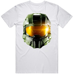 Halo Helmet Video Game Mens Soft Cotton Tee T Shirt