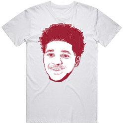 Isaiah Joe University Of Arkansas College Basketball Player Big Head Fan Mens Soft Cotton Tee T Shirt