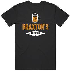 Braxton's Brewing Company Cool Personalized Party Mens Soft Cotton Tee T Shirt