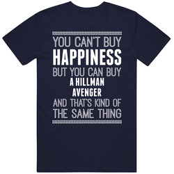 Buy A Hillman Avenger Happiness Car Lover Mens Soft Cotton Tee T Shirt