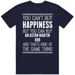 Buy An Aston Martin Db9 Happiness Car Lover Mens Soft Cotton Tee T Shirt