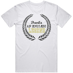 Davila An Endless Legend Trending Last Name Mens Soft Cotton Tee T Shirt