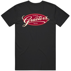 Graeter's Best Ice Cream Brand Dessert Treat Logo Mens Soft Cotton Tee T Shirt