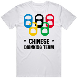 Chinese Drinking Team City Country Parody Geography Pride Personalized Mens Soft Cotton Tee T Shirt