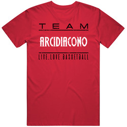 Ryan Arcidiacono Live Love Chicago Basketball Team Fan Sports Mens Soft Cotton Tee T Shirt