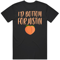 Bottom For Justin Mens Soft Cotton Tee T Shirt