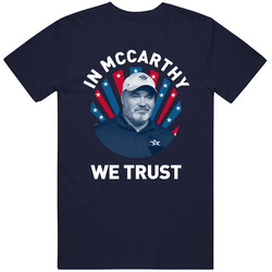 Mike Mccarthy In Mccarthy We Trust Football Coach Mens Soft Cotton Tee T Shirt