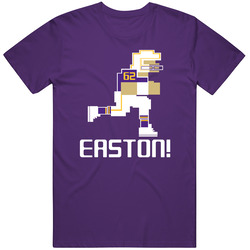 Nick Easton # 62 Tecmo Bowl Minnesota Football Athlete Fan Mens Soft Cotton Tee T Shirt