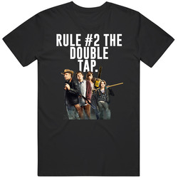 Double Tap Zombieland Funny Movie Quote Character Fan Mens Soft Cotton Tee T Shirt