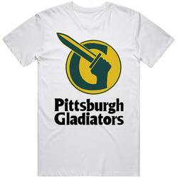 Pittsburgh Gladiators Arena Football League Team Sports Fan Logo Mens Soft Cotton Tee T Shirt
