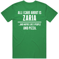 All I Care About Is Zaria Funny Name Mens Soft Cotton Tee T Shirt