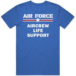 Aircrew Life Support Us Air Force Mens Soft Cotton Tee T Shirt