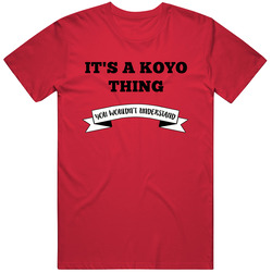 It's A Koyo Thing You Wouldn't Understand Language Mens Soft Cotton Tee T Shirt