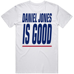 Daniel Jones Is Good White Mens Soft Cotton Tee T Shirt