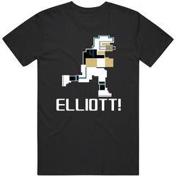 Jake Elliott # 4 Tecmo Bowl Philadelphia Athlete Fan Mens Soft Cotton Tee T Shirt