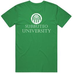 Subbuteo University Athletic Academic Logo Mens Soft Cotton Tee T Shirt