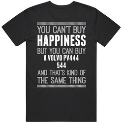 Buy A Volvo Pv444 544 Happiness Car Lover Mens Soft Cotton Tee T Shirt