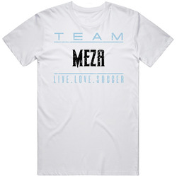 Maximiliano Meza Live Love Argentina World Cup 2018 Soccer Lovers Mens Soft Cotton Tee T Shirt