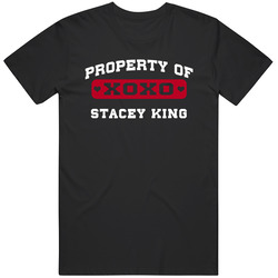 Stacey King Property Of Texas Sports Mens Soft Cotton Tee T Shirt