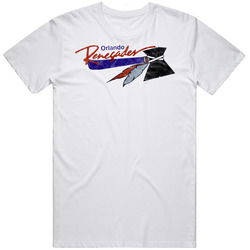 Orlando Renegades Usfl Defunct Football Team Worn Look Mens Soft Cotton Tee T Shirt