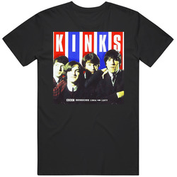 The Kinks English Rock Band Bbc Sessions Album Cover Fan Mens Soft Cotton Tee T Shirt