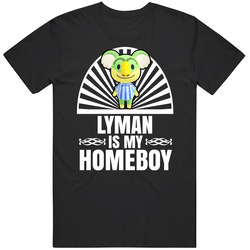 Lyman Is My Homeboy Animal Crossing New Horizons Character Video Game Fan Mens Soft Cotton Tee T Shirt
