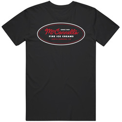 Mcconnels Fine Ice Cream Snack Food Logo Cool Mens Soft Cotton Tee T Shirt