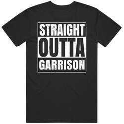 Straight Outta Garrison Maryland City Compton Parody Grunge Mens Soft Cotton Tee T Shirt