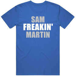 Sam Martin Freakin Football Detroit Sports Michigan Mens Soft Cotton Tee T Shirt