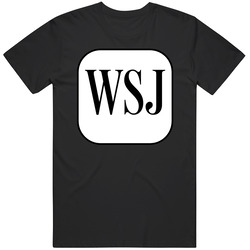 Wall Street Journal App Iphone Ios Mens Soft Cotton Tee T Shirt