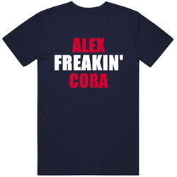 Alex Cora Cleveland Baseball Sports Freakin Mens Soft Cotton Tee T Shirt