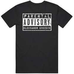 Oleksandr Gvozdyk Parental Asdvisory Sign Boxer Boxing Fighting Fan Mens Soft Cotton Tee T Shirt