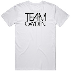 Team Sports Last First Name Cayden Mens Soft Cotton Tee T Shirt
