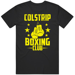 Colstrip Montana Boxing Club Cool Sports Fitness Mens Soft Cotton Tee T Shirt