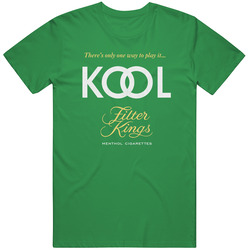 Kool Filter Kings, T-shirt, Menthol, Cigarettes, Tobacco, Retro Unisex Cotton Classic Mens Soft Cotton Tee T Shirt