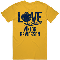 Viktor Arvidsson Nashville Love Me Some Hockey Sports Athlete Fan Mens Soft Cotton Tee T Shirt