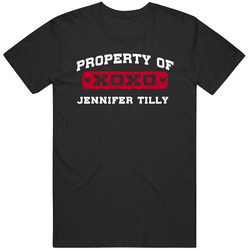 Jennifer Tilly I Love Property Of Mens Soft Cotton Tee T Shirt