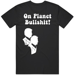 On Planet Bullshit Step Brothers Movie Silhouette Quote Mens Soft Cotton Tee T Shirt