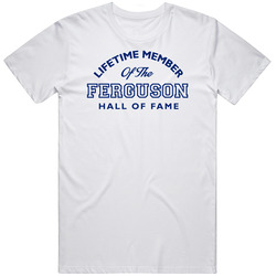 Ferguson Lifetime Member Of The Hall Of Fame Name Mens Soft Cotton Tee T Shirt