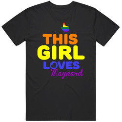 This Girl Loves Maynard Name Pride Mens Soft Cotton Tee T Shirt