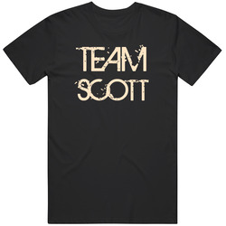 Team Sports Last First Name Scott Mens Soft Cotton Tee T Shirt