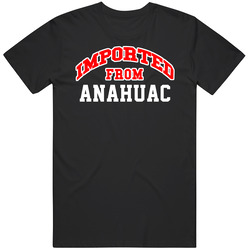 Anahuac Texas Imported From Cool Funny City Mens Soft Cotton Tee T Shirt