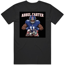Abdul-carter-new-york-linebacker-edge-ab Mens Soft Cotton Tee T Shirt