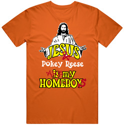 Pokey Reese Sports Jesus Is My Homeboy Mens Soft Cotton Tee T Shirt