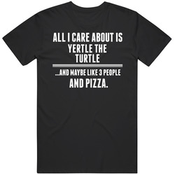Yertle The Turtle All I Care About Is Favorite Literary Character Fan Mens Soft Cotton Tee T Shirt