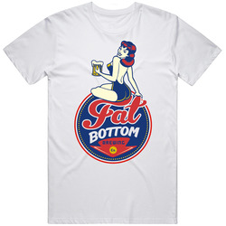 Fat Bottom Brewing Co. Nashville Tennessee Top Restaurants Food Fan Lover Foodie Mens Soft Cotton Tee T Shirt