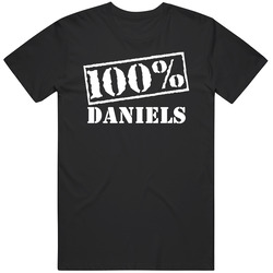 Daniels 100 Percent Name Mens Soft Cotton Tee T Shirt